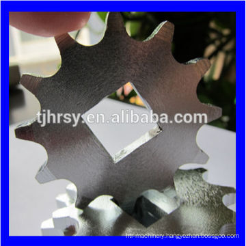 Zinc plated sprocket with square hole